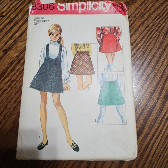 Simplicity Girls Vintage Sewing Pattern Lot - Picture 2 of 7